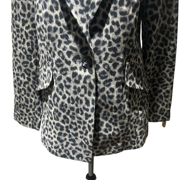 Cabi Jungle Jacket Leopard Print Lined Jacket Style 3373 Size 4 - Picture 4 of 10